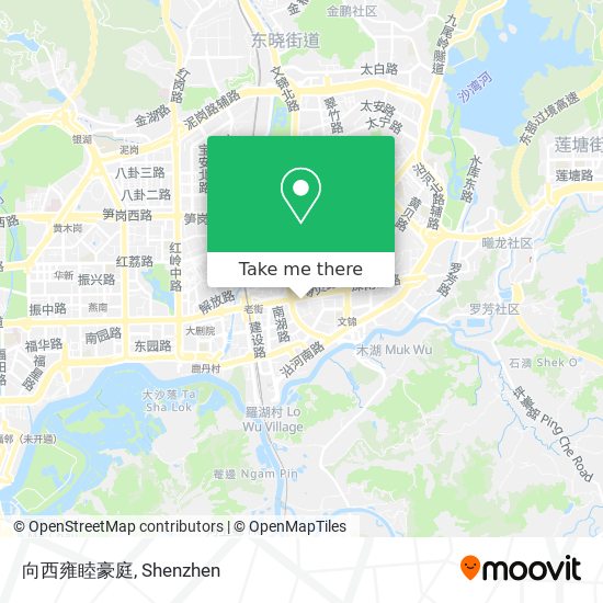 向西雍睦豪庭 map