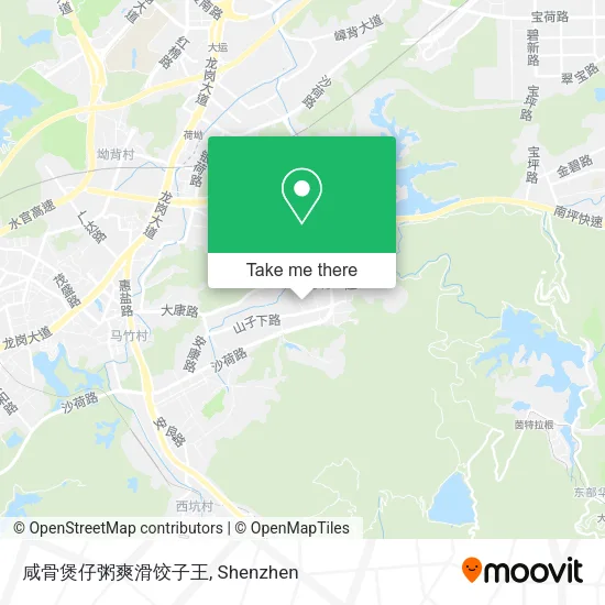 咸骨煲仔粥爽滑饺子王 map