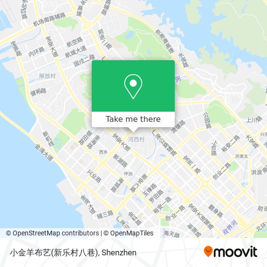 小金羊布艺(新乐村八巷) map