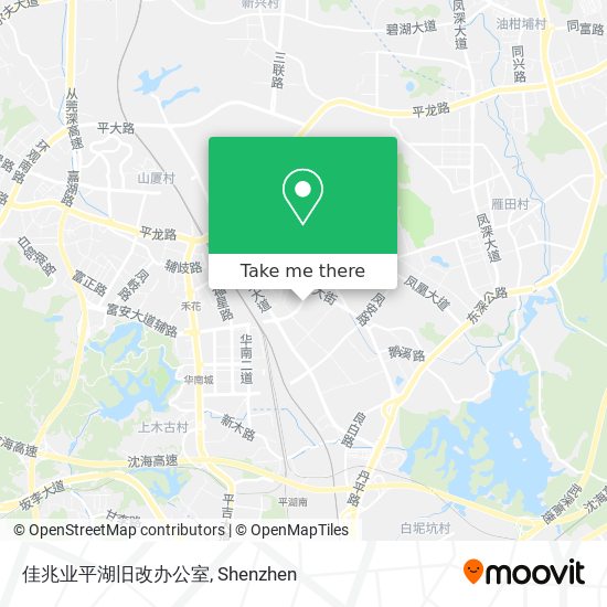 佳兆业平湖旧改办公室 map