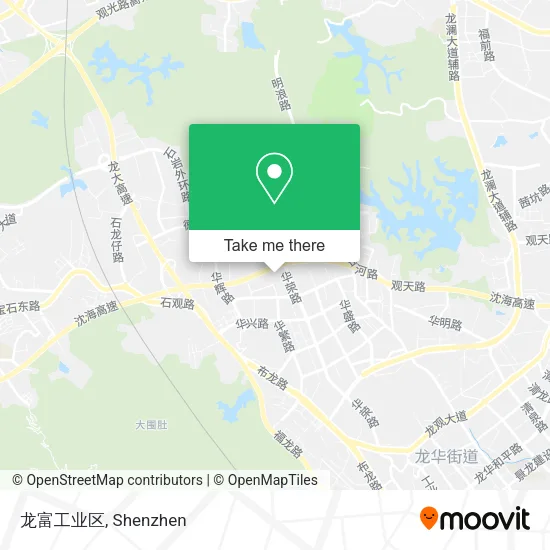 龙富工业区 map