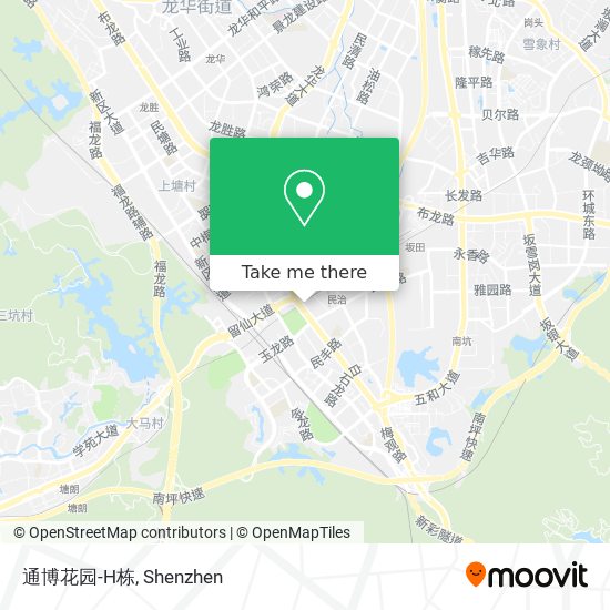 通博花园-H栋 map