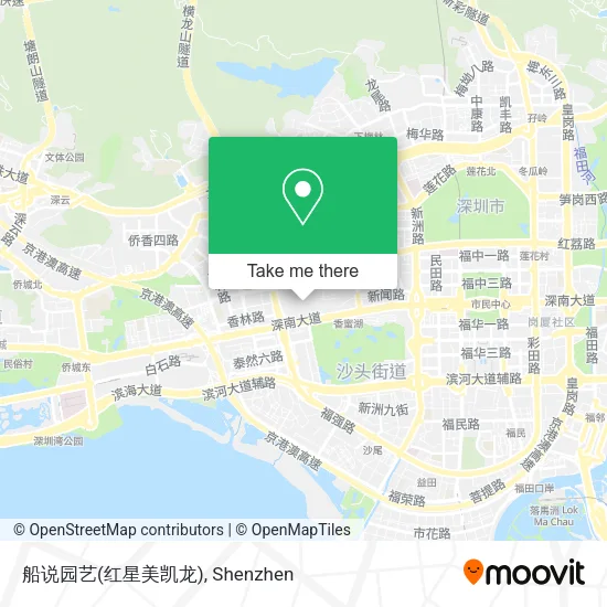 船说园艺(红星美凯龙) map