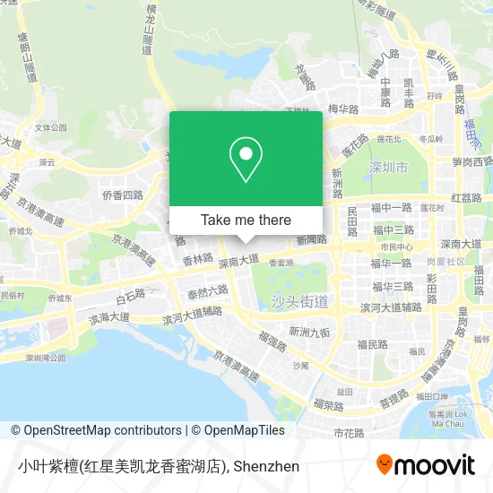 小叶紫檀(红星美凯龙香蜜湖店) map