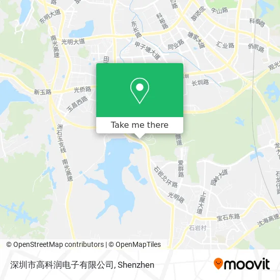 深圳市高科润电子有限公司 map