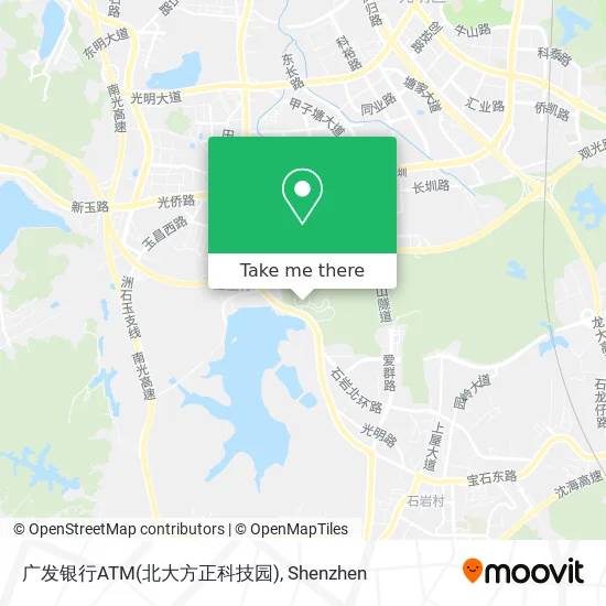 广发银行ATM(北大方正科技园) map