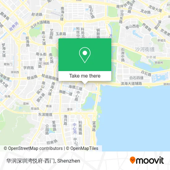 华润深圳湾悦府-西门 map