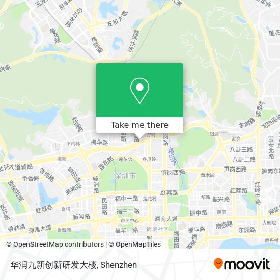 华润九新创新研发大楼 map