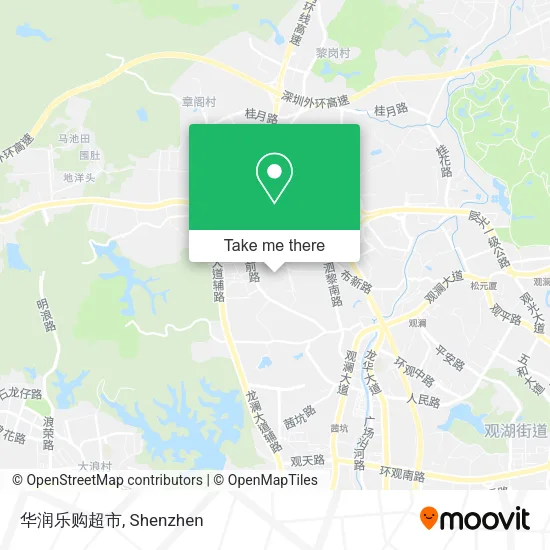 华润乐购超市 map