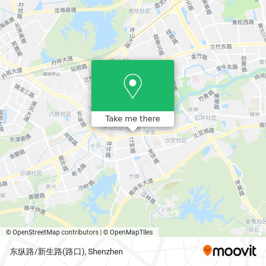 东纵路/新生路(路口) map