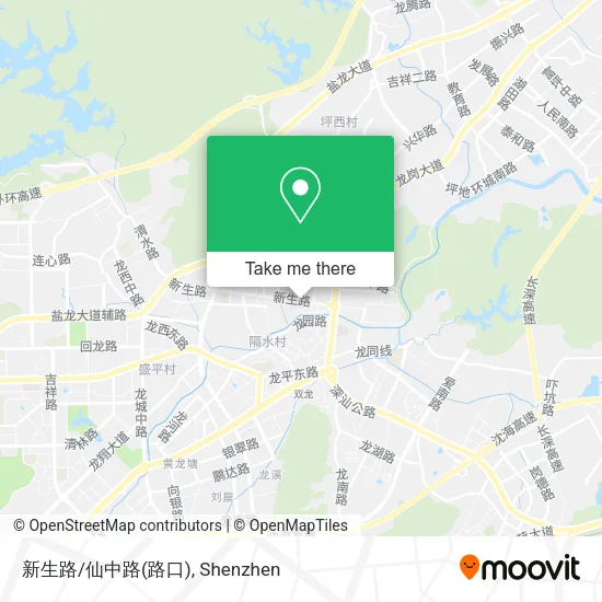 新生路/仙中路(路口) map