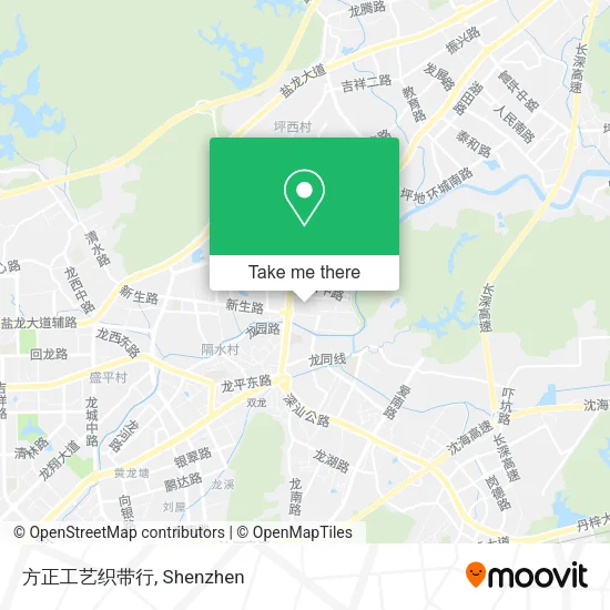 方正工艺织带行 map