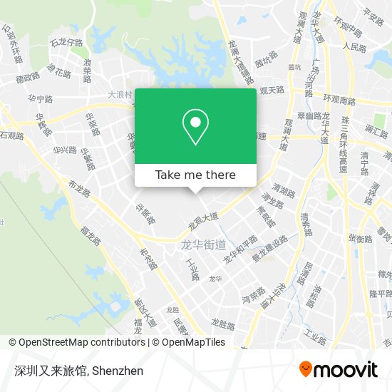 深圳又来旅馆 map