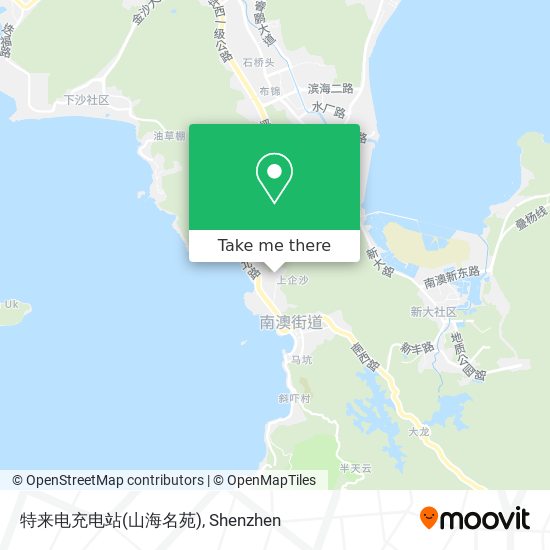 特来电充电站(山海名苑) map