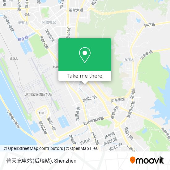 普天充电站(后瑞站) map