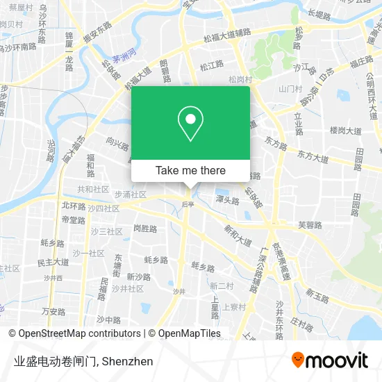 业盛电动卷闸门 map