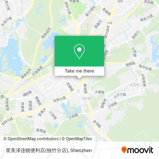 星美泽连锁便利店(独竹分店) map