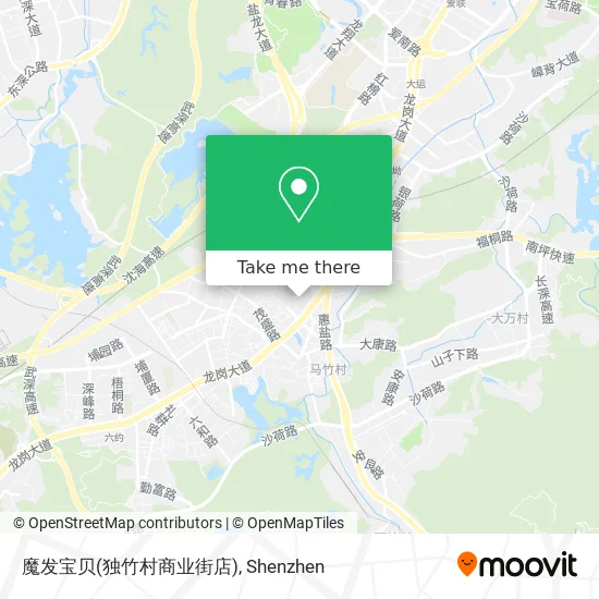 魔发宝贝(独竹村商业街店) map