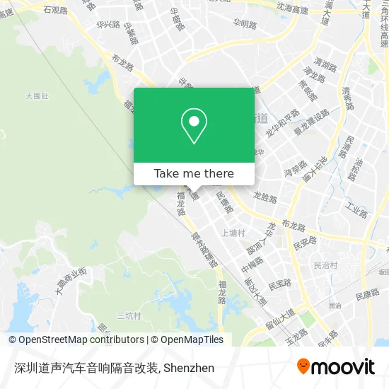 深圳道声汽车音响隔音改装 map