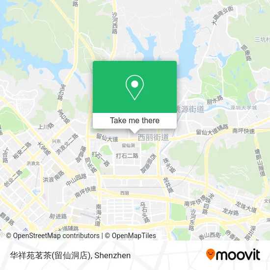 华祥苑茗茶(留仙洞店) map