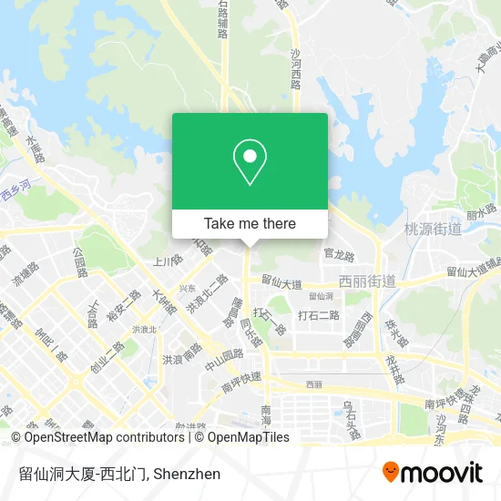留仙洞大厦-西北门 map