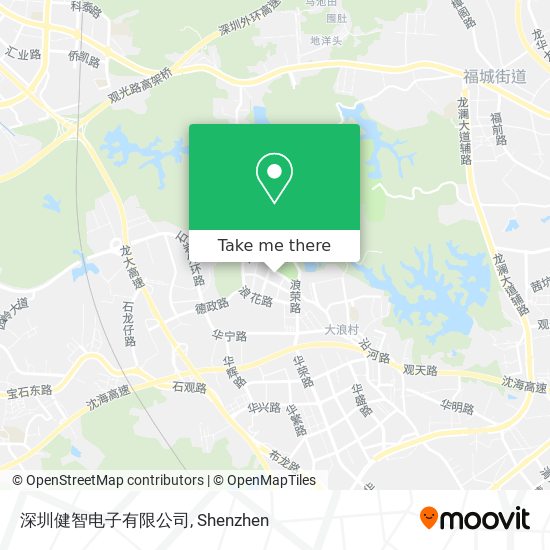 深圳健智电子有限公司 map