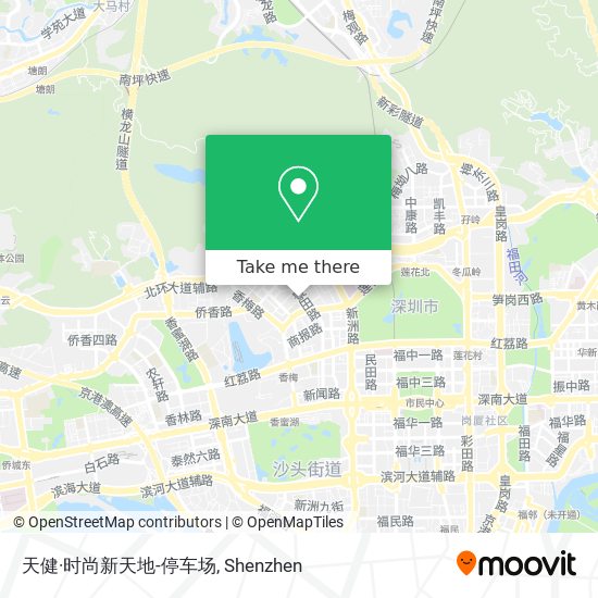 天健·时尚新天地-停车场 map