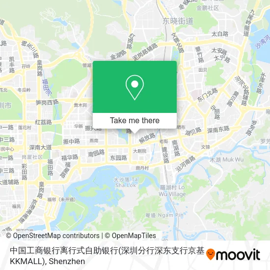 中国工商银行离行式自助银行(深圳分行深东支行京基KKMALL) map