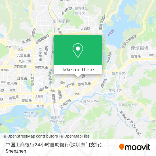 中国工商银行24小时自助银行(深圳东门支行) map