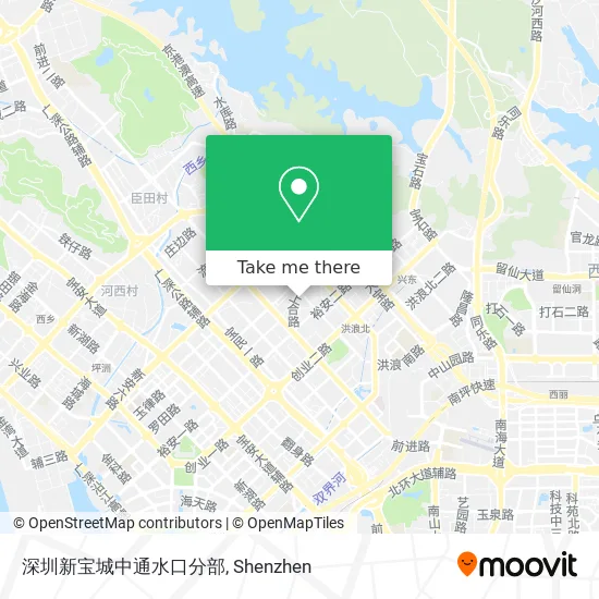 深圳新宝城中通水口分部 map