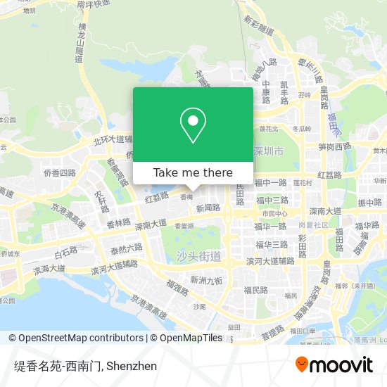 缇香名苑-西南门 map