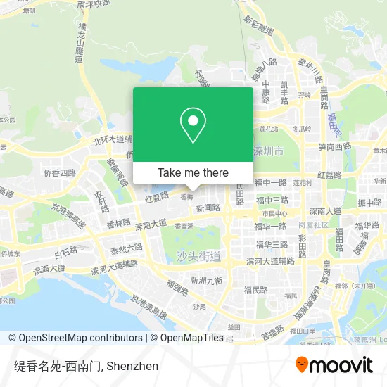 缇香名苑-西南门 map