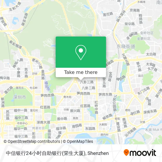 中信银行24小时自助银行(荣生大厦) map