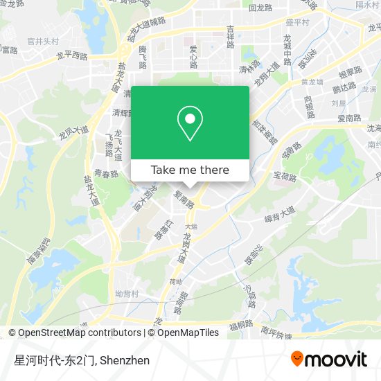 星河时代-东2门 map