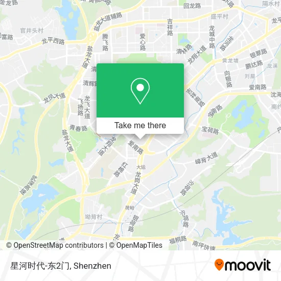 星河时代-东2门 map