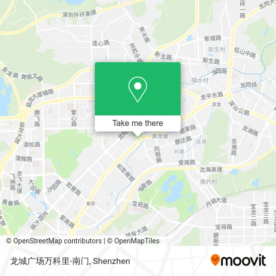 龙城广场万科里-南门 map