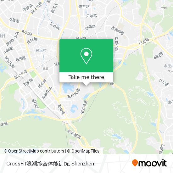 CrossFit浪潮综合体能训练 map