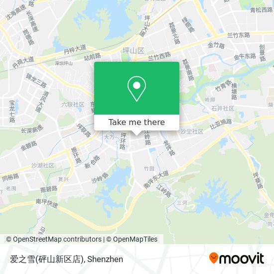 爱之雪(砰山新区店) map