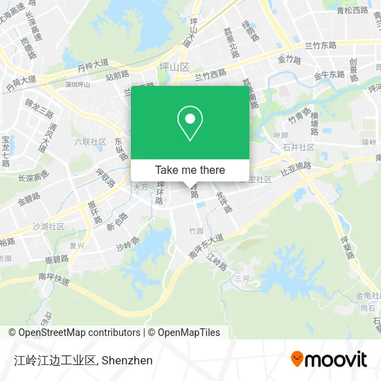 江岭江边工业区 map