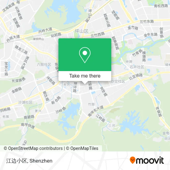 江边小区 map