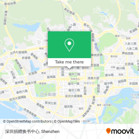深圳捐赠换书中心 map