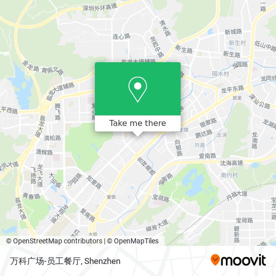 万科广场-员工餐厅 map