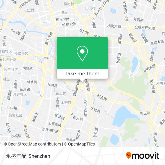 永盛汽配 map