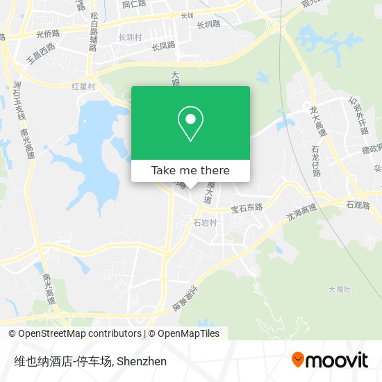 维也纳酒店-停车场 map