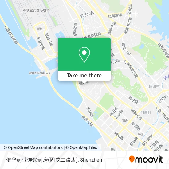 健华药业连锁药房(固戍二路店) map