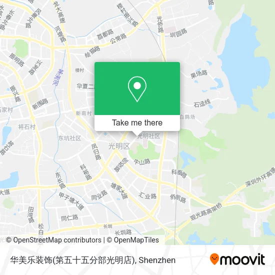 华美乐装饰(第五十五分部光明店) map