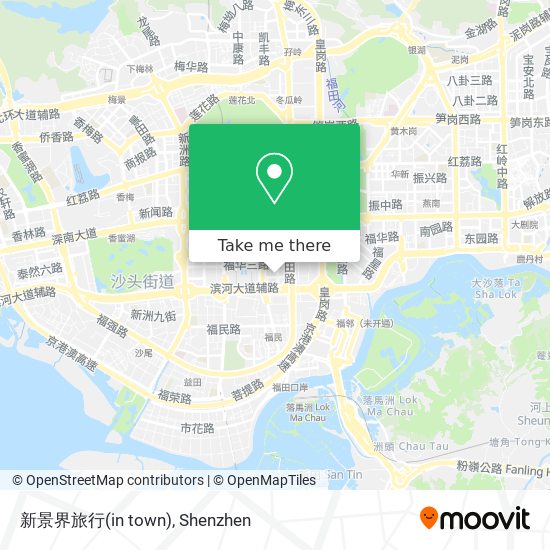 新景界旅行(in town) map