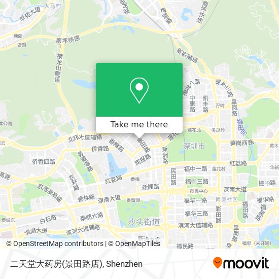 二天堂大药房(景田路店) map