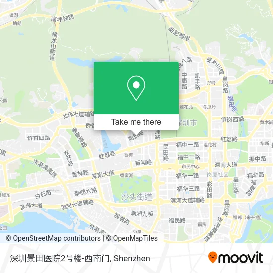 深圳景田医院2号楼-西南门 map