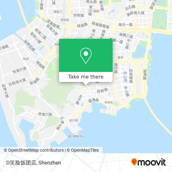 D笑脸饭团店 map
